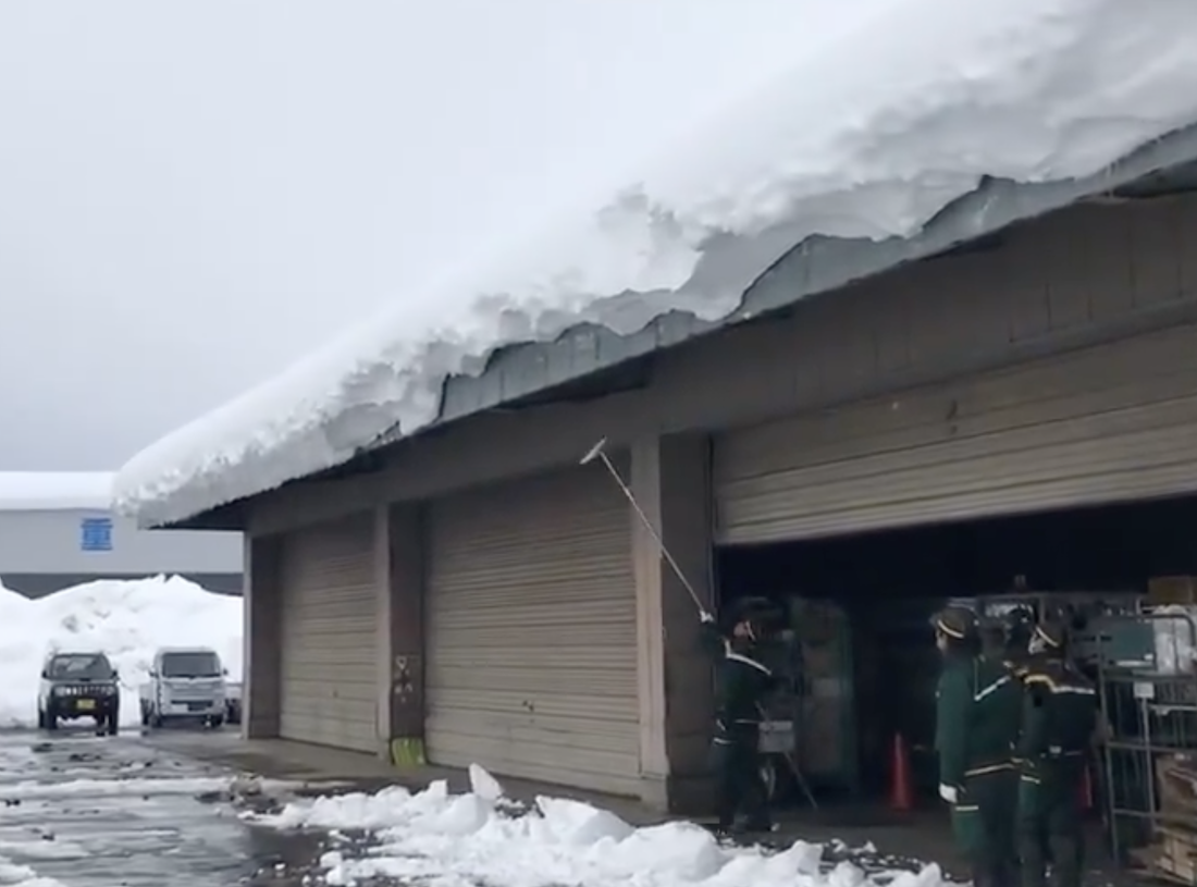 Watch The Most Satisfying Snow Dump Imaginable