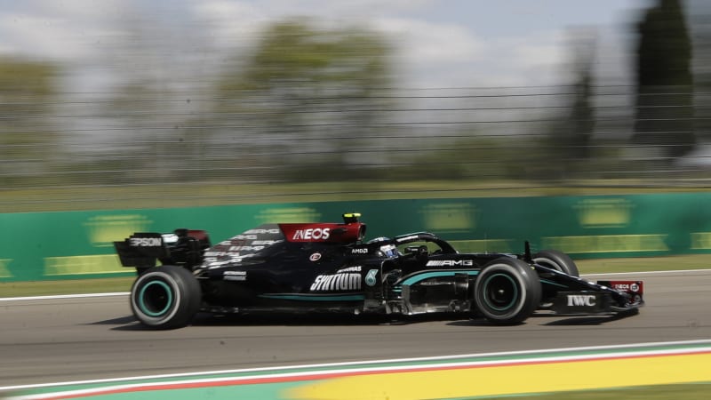Mercedes F1 fastest in practice while Red Bull struggles at Imola